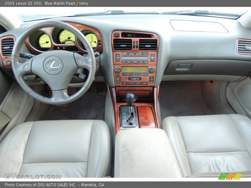 Blue Marlin Pearl / Ivory 2003 Lexus GS 300