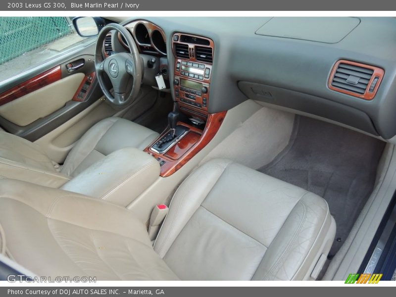 Blue Marlin Pearl / Ivory 2003 Lexus GS 300