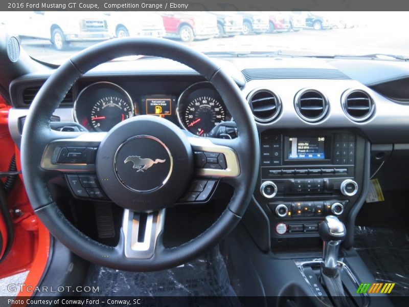 Competition Orange / Ebony 2016 Ford Mustang GT Coupe