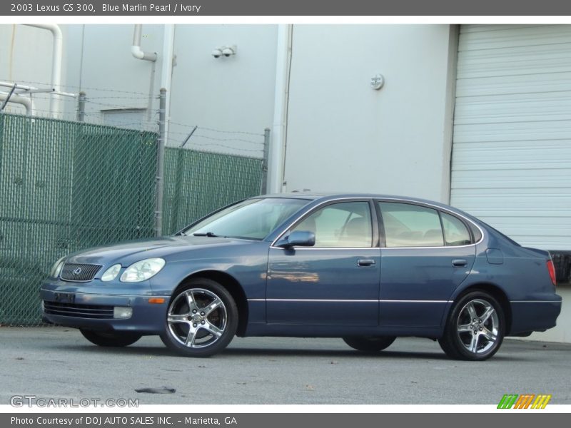 Blue Marlin Pearl / Ivory 2003 Lexus GS 300