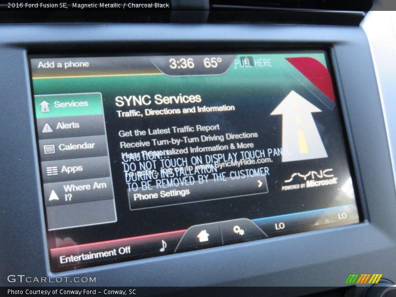 Magnetic Metallic / Charcoal Black 2016 Ford Fusion SE