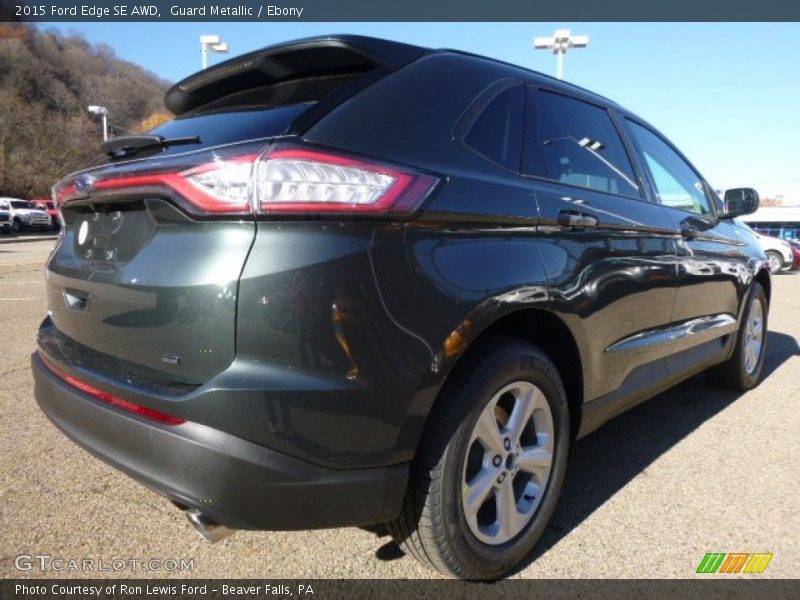Guard Metallic / Ebony 2015 Ford Edge SE AWD