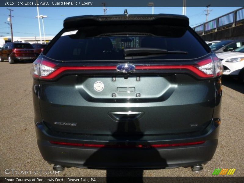 Guard Metallic / Ebony 2015 Ford Edge SE AWD