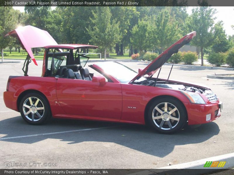 Passion Red / Ebony 2007 Cadillac XLR Passion Red Limited Edition Roadster