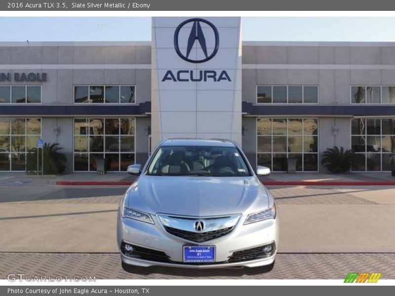 Slate Silver Metallic / Ebony 2016 Acura TLX 3.5