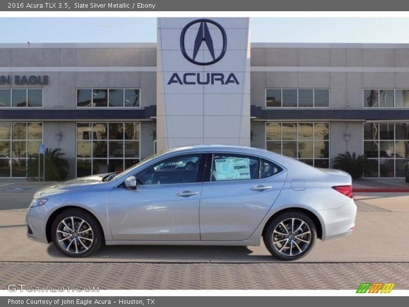 Slate Silver Metallic / Ebony 2016 Acura TLX 3.5