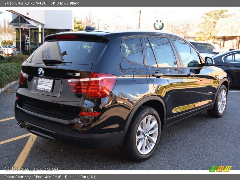 Jet Black / Black 2016 BMW X3 xDrive28i