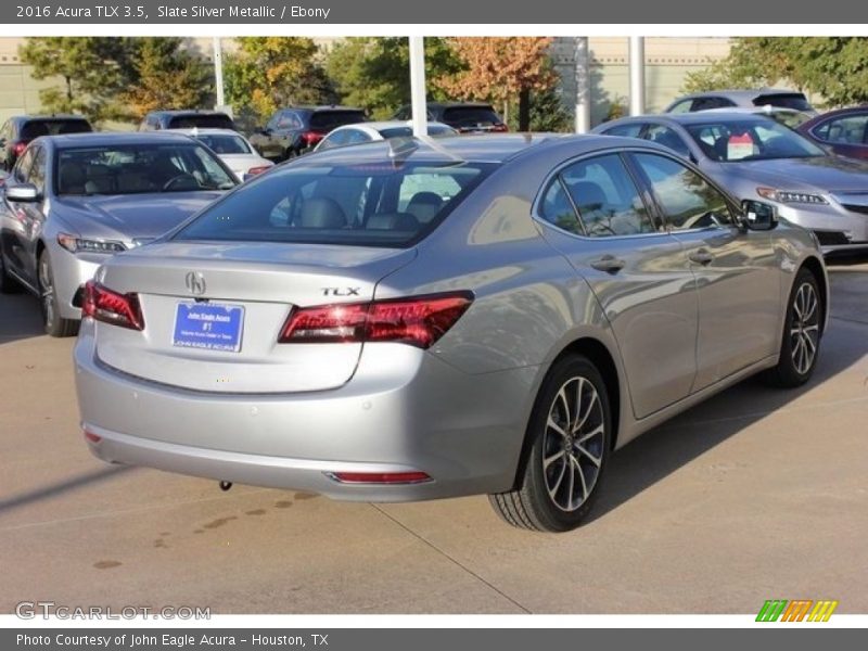 Slate Silver Metallic / Ebony 2016 Acura TLX 3.5