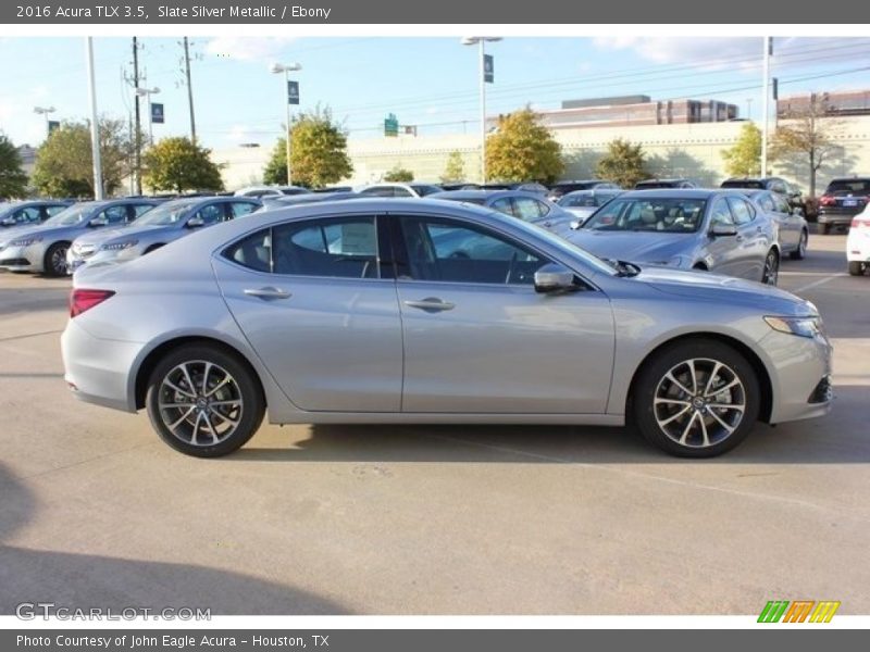 Slate Silver Metallic / Ebony 2016 Acura TLX 3.5