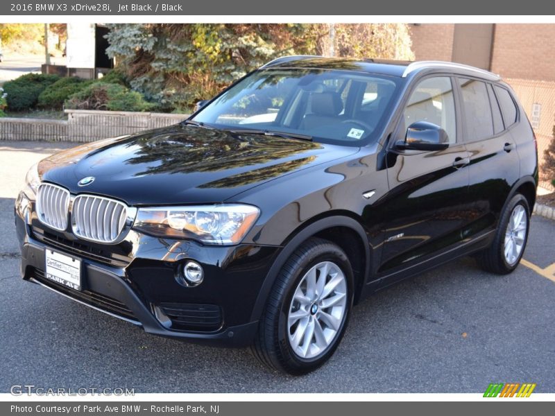Jet Black / Black 2016 BMW X3 xDrive28i