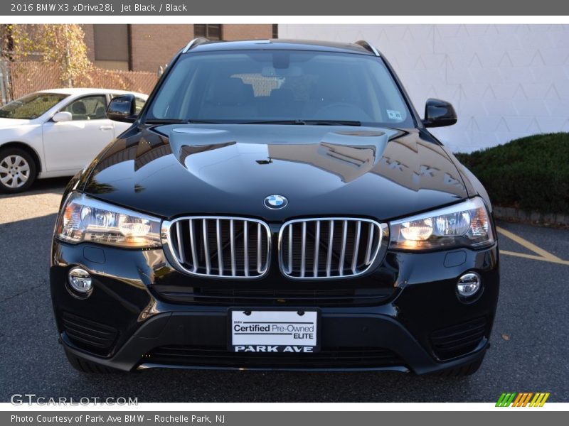 Jet Black / Black 2016 BMW X3 xDrive28i