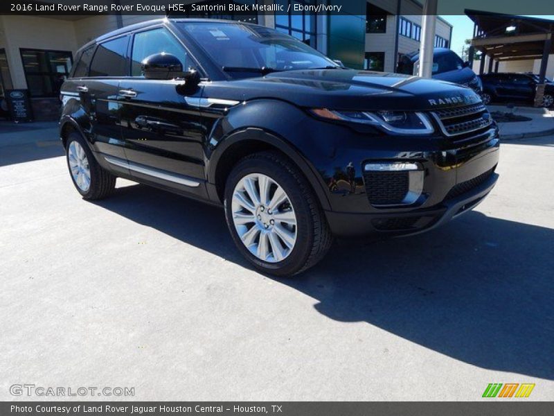 Santorini Black Metalllic / Ebony/Ivory 2016 Land Rover Range Rover Evoque HSE