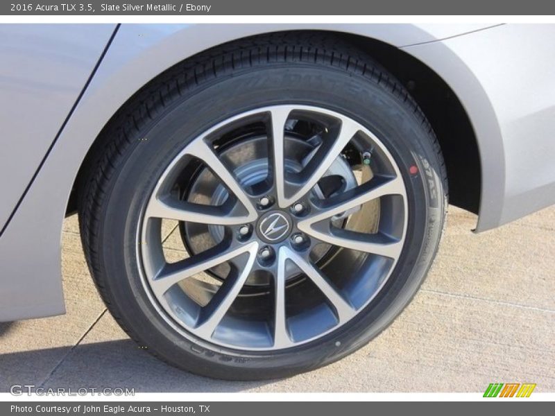 Slate Silver Metallic / Ebony 2016 Acura TLX 3.5