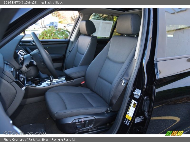 Jet Black / Black 2016 BMW X3 xDrive28i