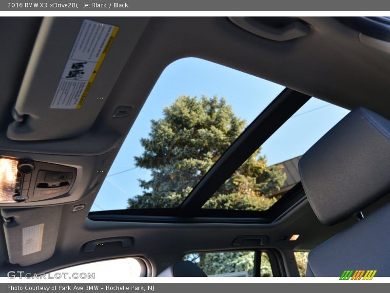 Jet Black / Black 2016 BMW X3 xDrive28i