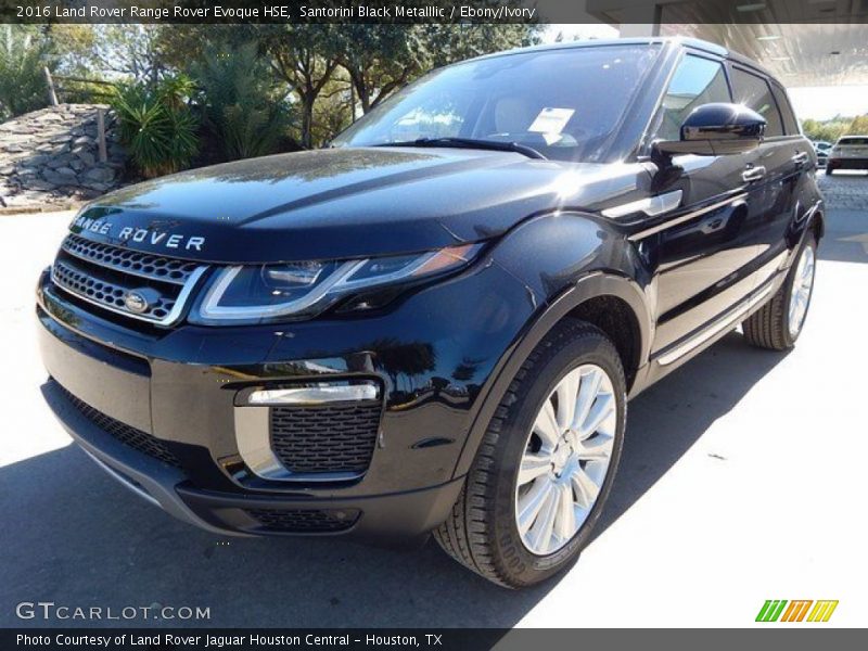 Santorini Black Metalllic / Ebony/Ivory 2016 Land Rover Range Rover Evoque HSE
