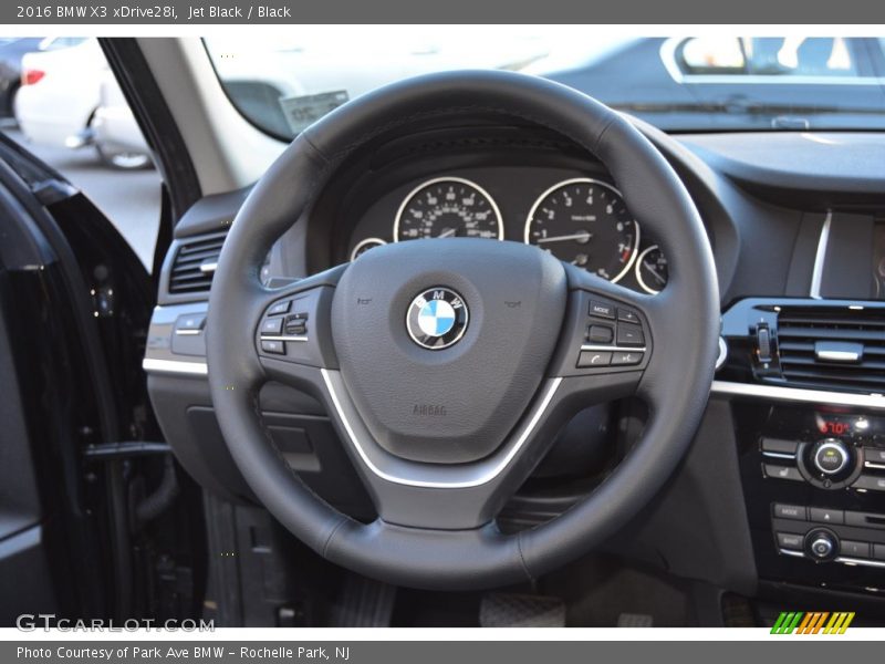 Jet Black / Black 2016 BMW X3 xDrive28i