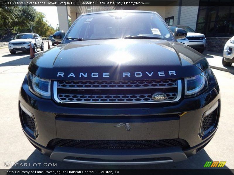 Santorini Black Metalllic / Ebony/Ivory 2016 Land Rover Range Rover Evoque HSE