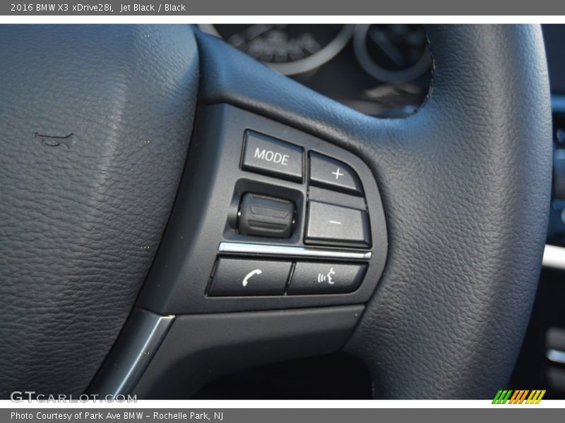 Jet Black / Black 2016 BMW X3 xDrive28i
