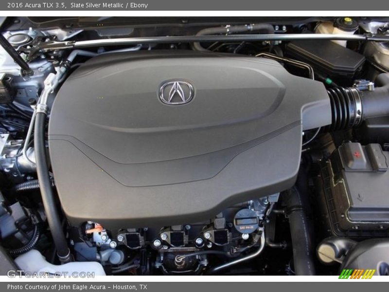 Slate Silver Metallic / Ebony 2016 Acura TLX 3.5