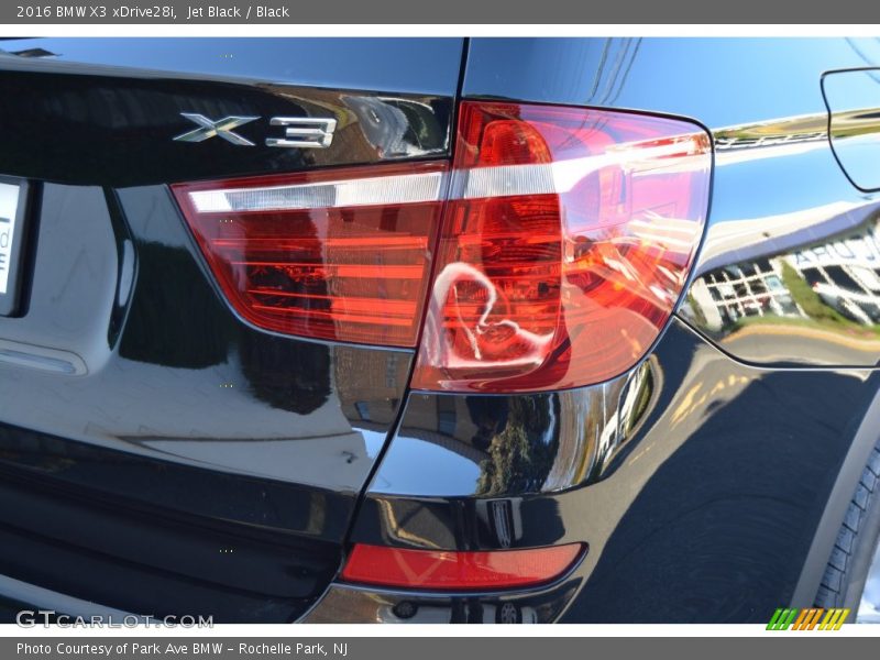 Jet Black / Black 2016 BMW X3 xDrive28i