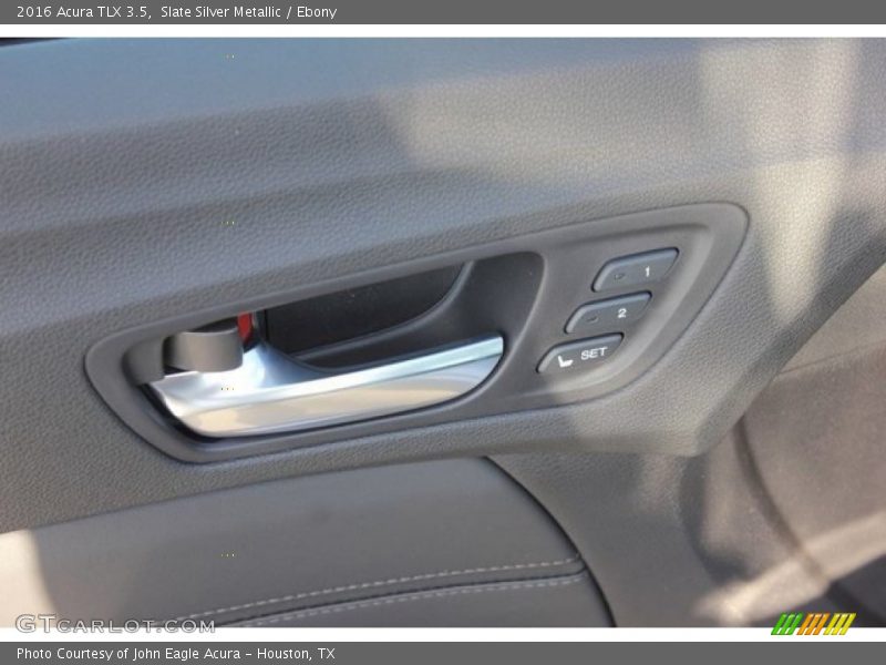 Slate Silver Metallic / Ebony 2016 Acura TLX 3.5