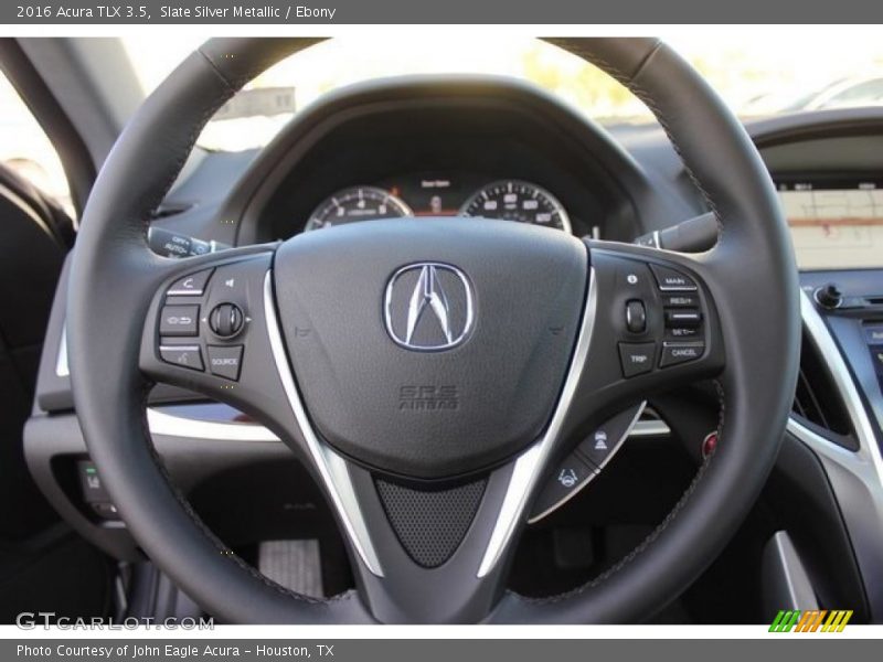 Slate Silver Metallic / Ebony 2016 Acura TLX 3.5