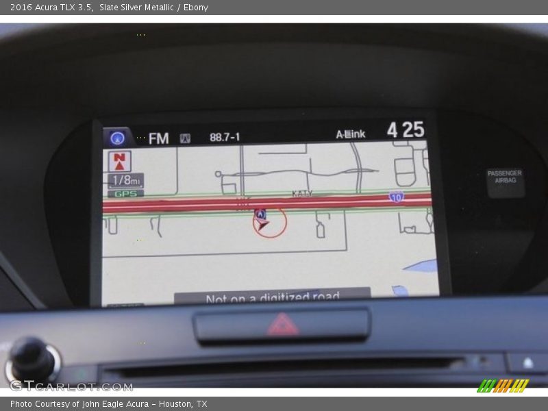 Slate Silver Metallic / Ebony 2016 Acura TLX 3.5