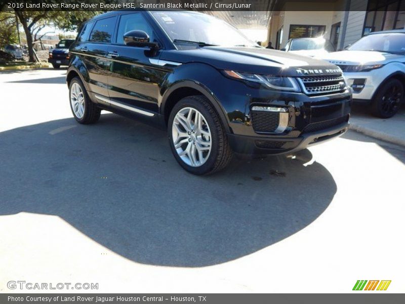 Santorini Black Metalllic / Cirrus/Lunar 2016 Land Rover Range Rover Evoque HSE