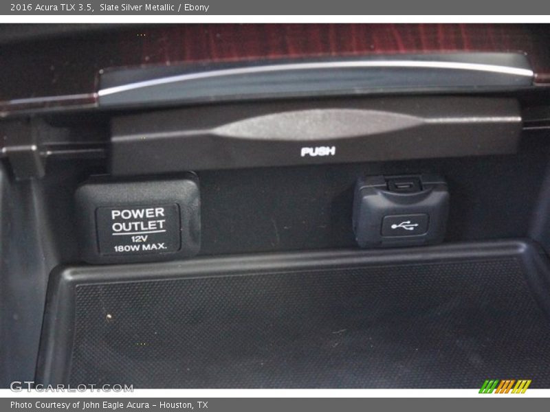 Slate Silver Metallic / Ebony 2016 Acura TLX 3.5