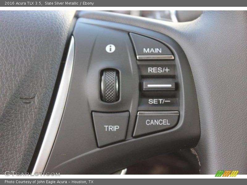 Slate Silver Metallic / Ebony 2016 Acura TLX 3.5