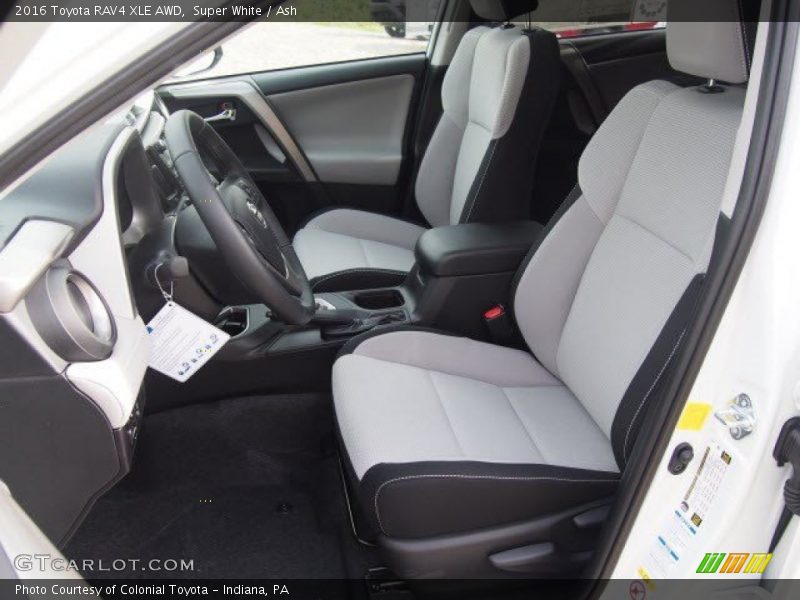 Front Seat of 2016 RAV4 XLE AWD