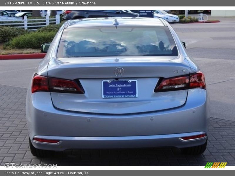 Slate Silver Metallic / Graystone 2016 Acura TLX 3.5