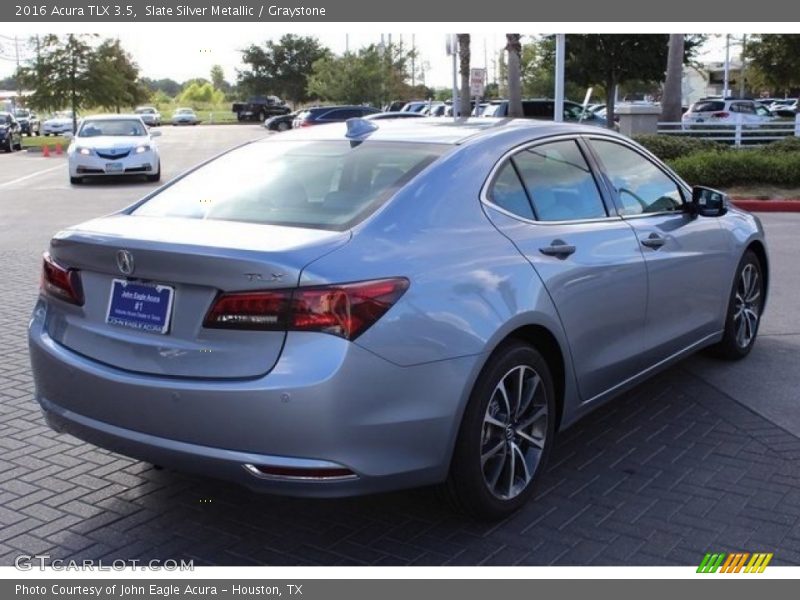 Slate Silver Metallic / Graystone 2016 Acura TLX 3.5