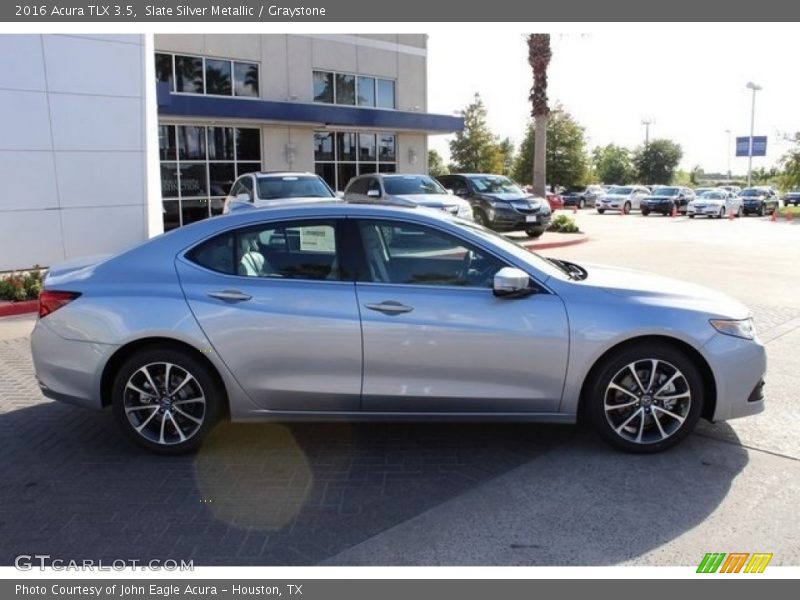 Slate Silver Metallic / Graystone 2016 Acura TLX 3.5