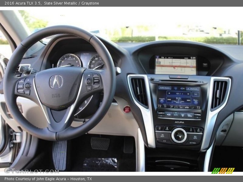 Slate Silver Metallic / Graystone 2016 Acura TLX 3.5