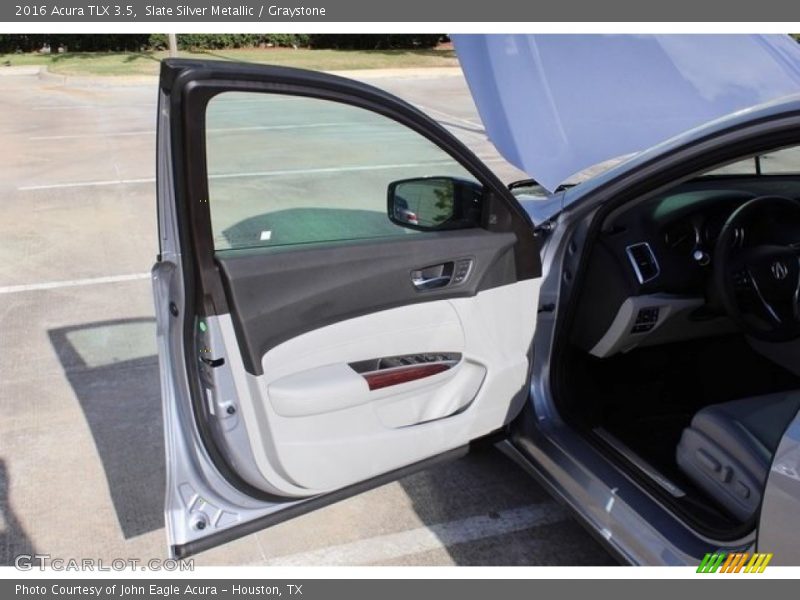 Slate Silver Metallic / Graystone 2016 Acura TLX 3.5