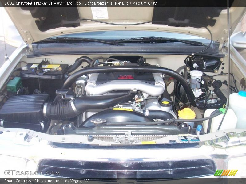 Light Bronzemist Metallic / Medium Gray 2002 Chevrolet Tracker LT 4WD Hard Top