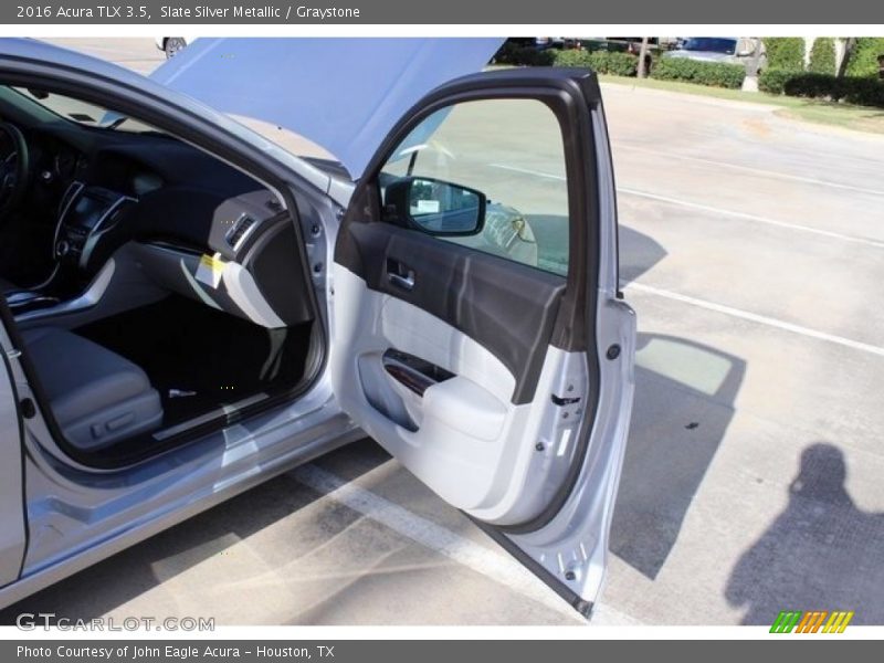 Slate Silver Metallic / Graystone 2016 Acura TLX 3.5