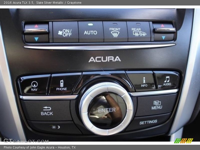 Slate Silver Metallic / Graystone 2016 Acura TLX 3.5