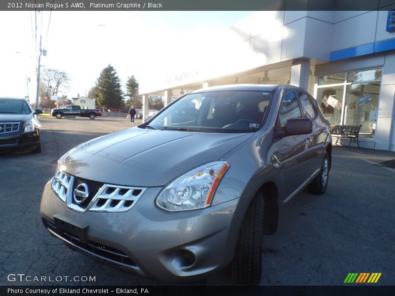 Platinum Graphite / Black 2012 Nissan Rogue S AWD