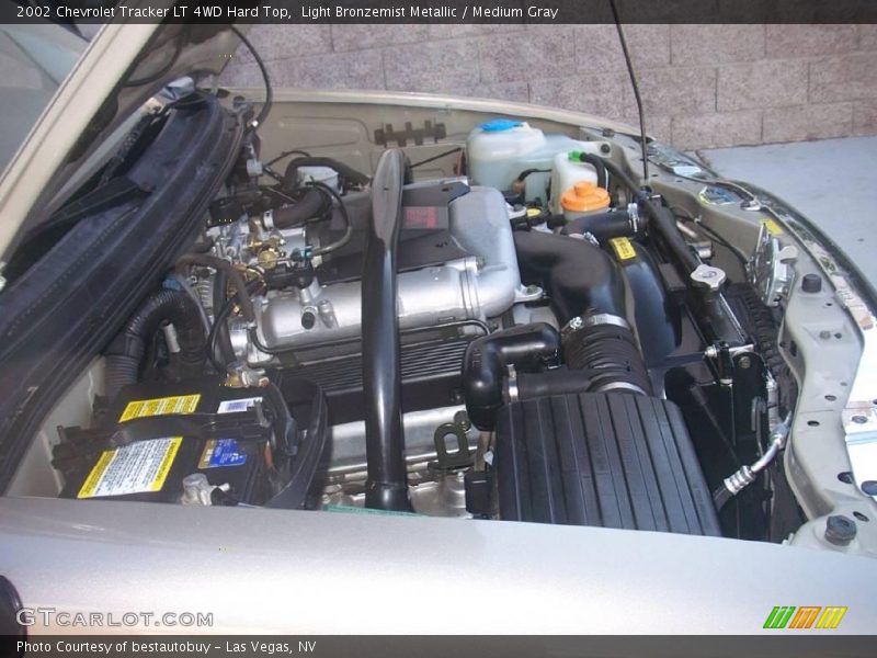 Light Bronzemist Metallic / Medium Gray 2002 Chevrolet Tracker LT 4WD Hard Top