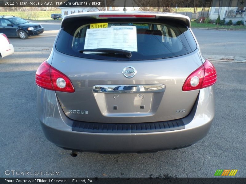 Platinum Graphite / Black 2012 Nissan Rogue S AWD
