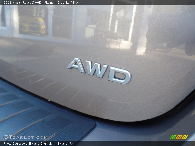 Platinum Graphite / Black 2012 Nissan Rogue S AWD