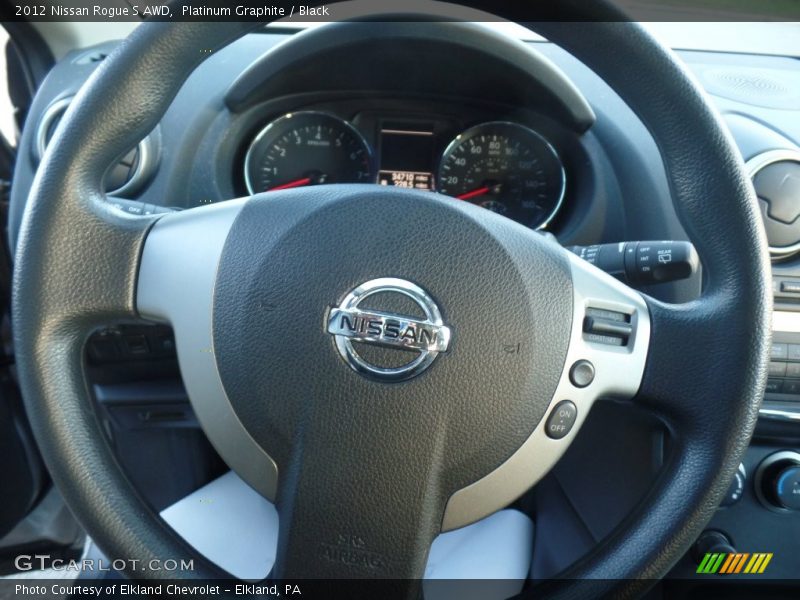Platinum Graphite / Black 2012 Nissan Rogue S AWD