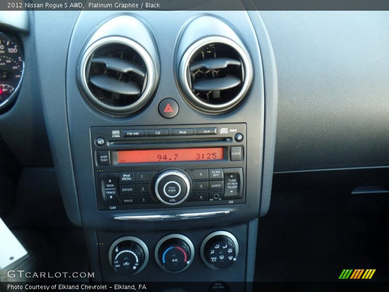 Platinum Graphite / Black 2012 Nissan Rogue S AWD