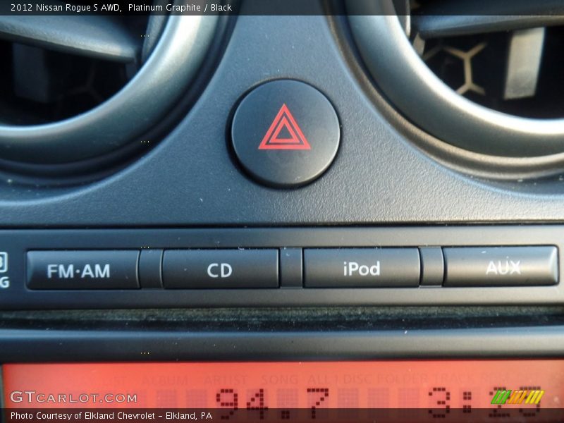 Platinum Graphite / Black 2012 Nissan Rogue S AWD