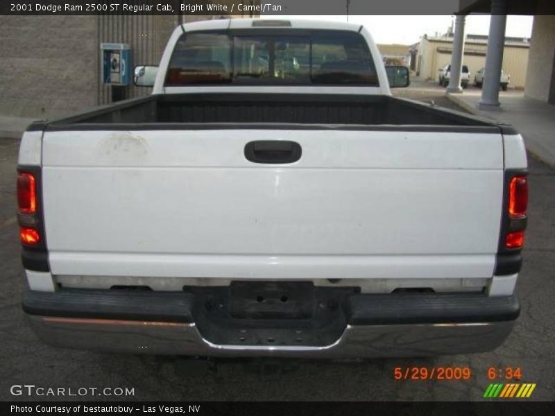 Bright White / Camel/Tan 2001 Dodge Ram 2500 ST Regular Cab