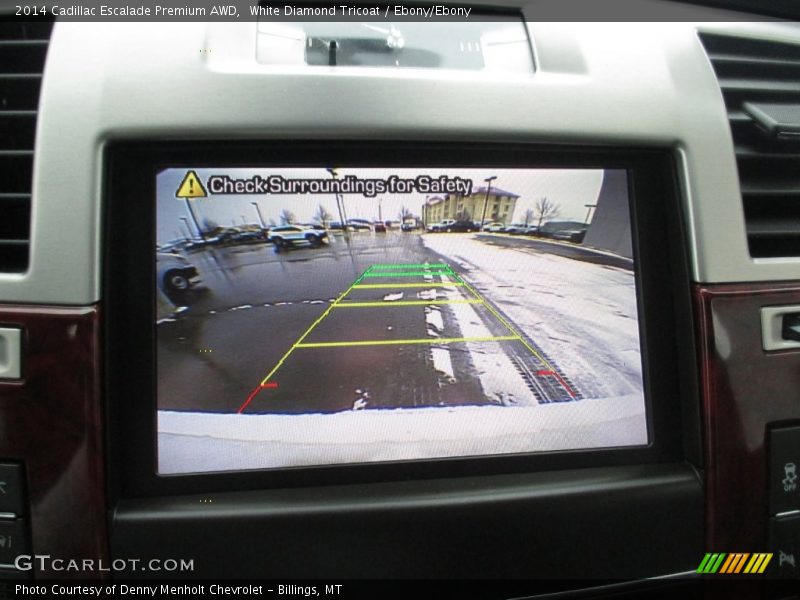 White Diamond Tricoat / Ebony/Ebony 2014 Cadillac Escalade Premium AWD