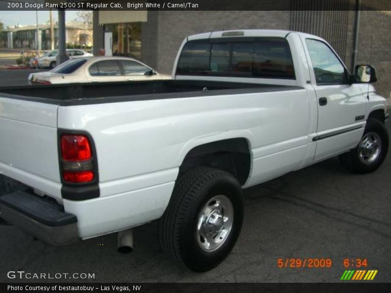 Bright White / Camel/Tan 2001 Dodge Ram 2500 ST Regular Cab